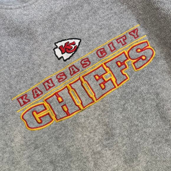 Grey Kansas City Chiefs Active Crewneck - Picture 2 of 5